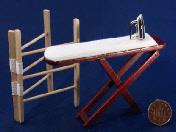 dollhouse ironing board set